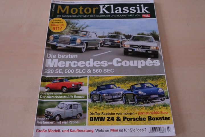 Deckblatt Motor Klassik (07/2018)